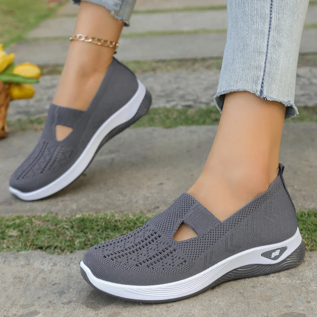 Levoire | Baskets Femme Toutes Saisons Gris Foncé
