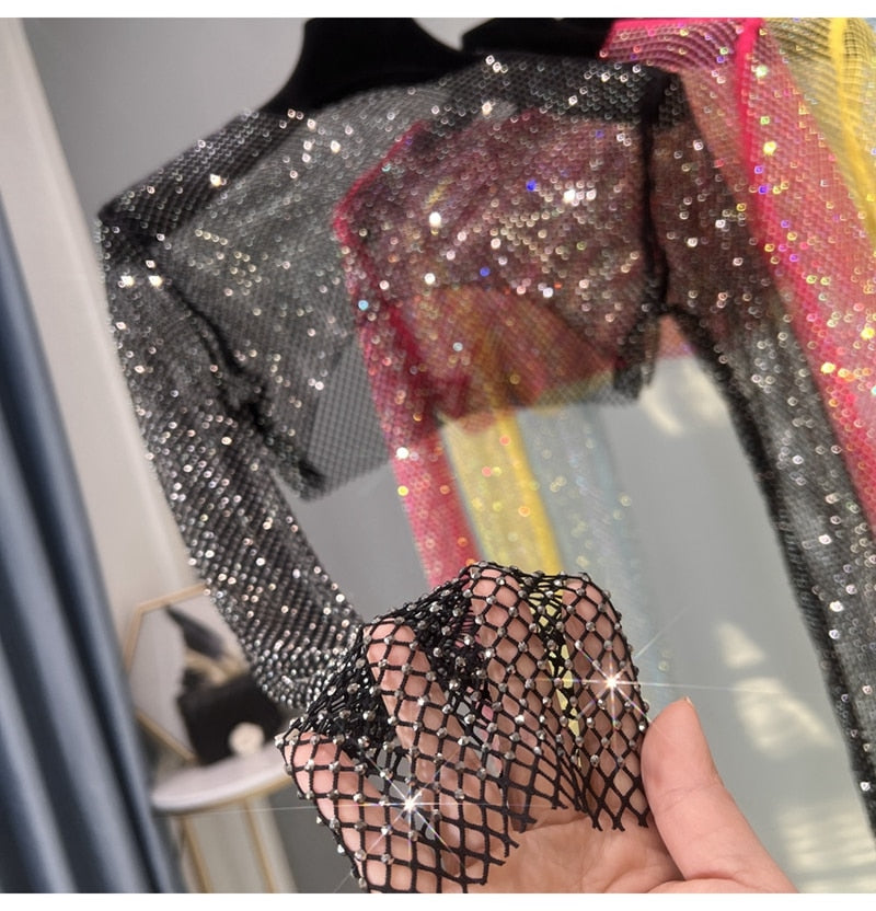 Levoire | Mode Nouvelle Sexy Cristal Court T-Shirt