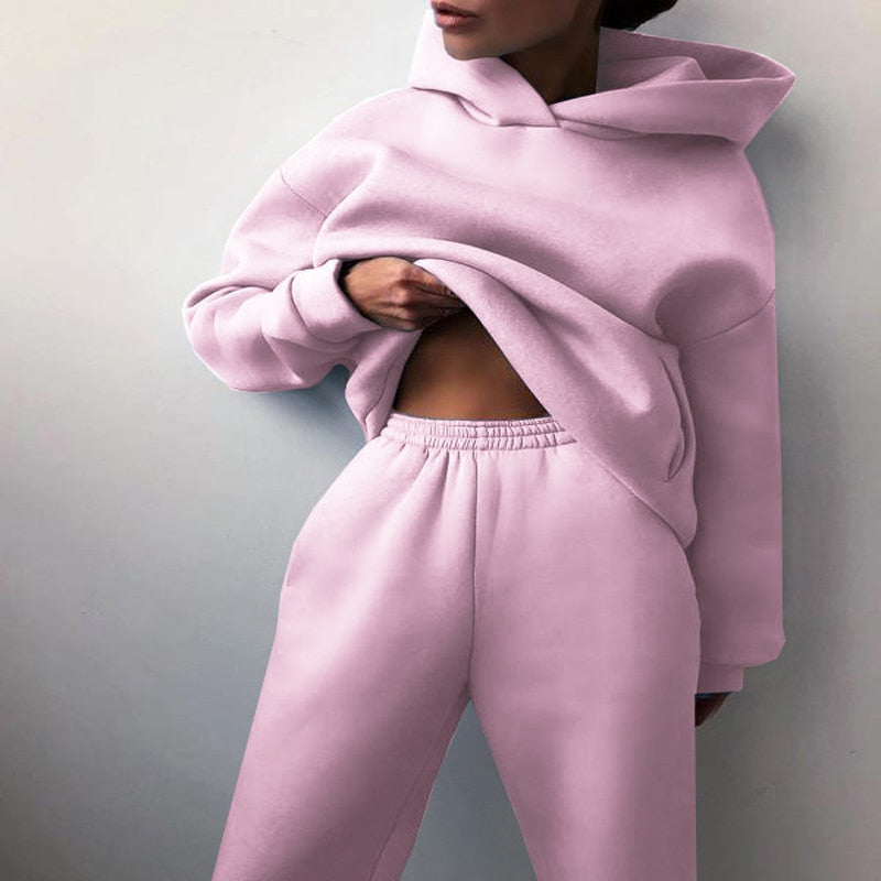 Levoire | Ensemble De Jogging Grande Taille Rosa