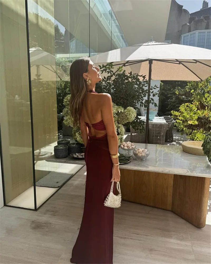 Levoire | Robes Maxi Dos Nu Décolleté