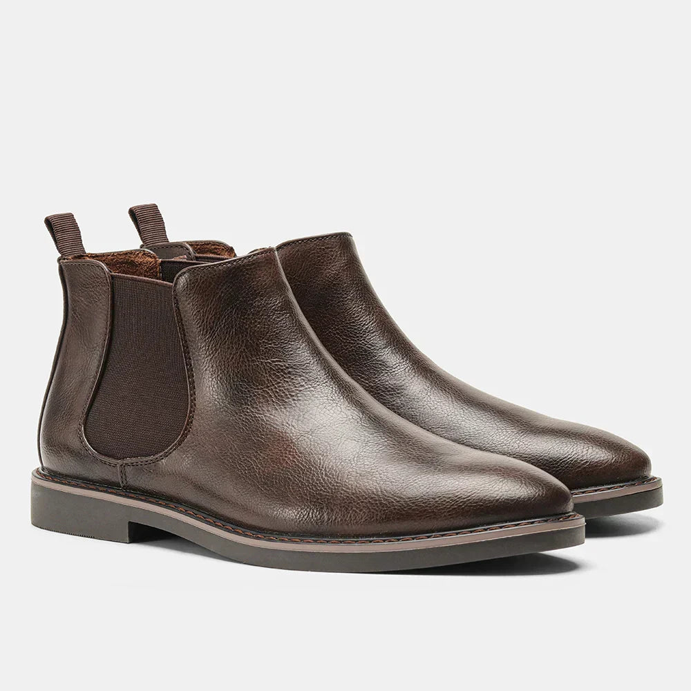 Levoire | Bottes élégantes au design élégant Marron foncé