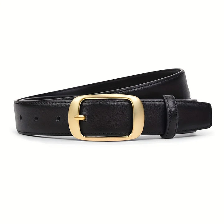 Levoire | Ceinture Cuir Femme Boucle Noir 105CM