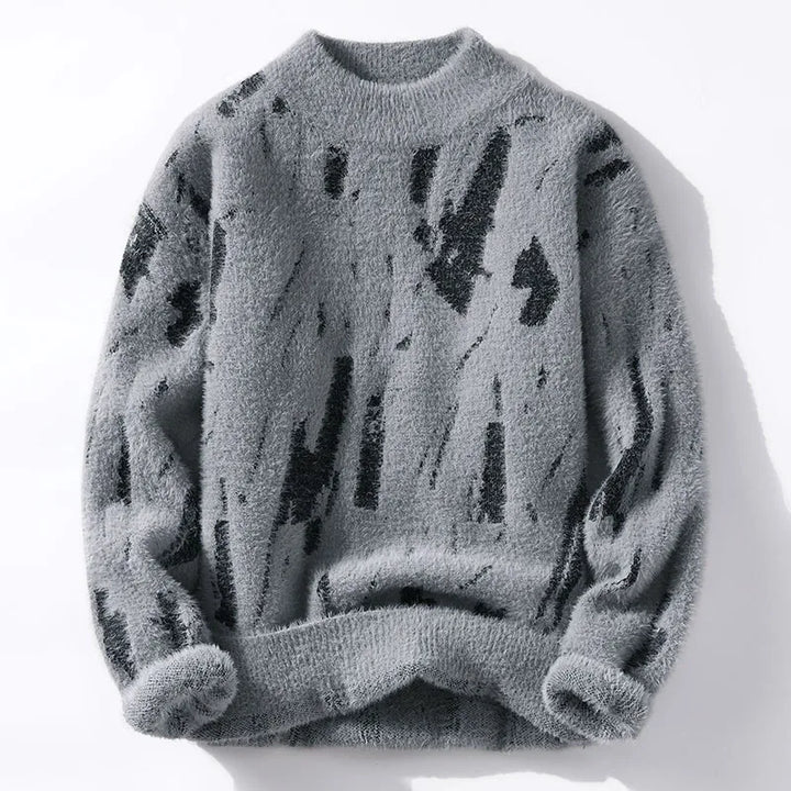 Levoire | Pull Graphique Confortable Gris