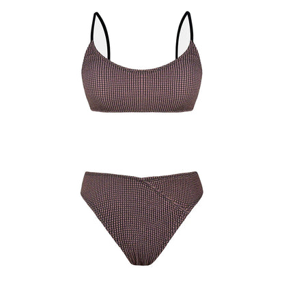 Levoire | Maillot De Bain Deux Pièces Avec Design Compact Braun