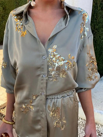 Levoire | Ensemble Élégant Pour Femmes - Gris