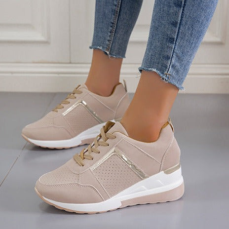 Levoire | Baskets bleues pour femmes Kaki
