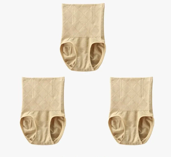 Levoire | Culottes Modelantes Avec Taille Très Haute Beige 3 pièces.