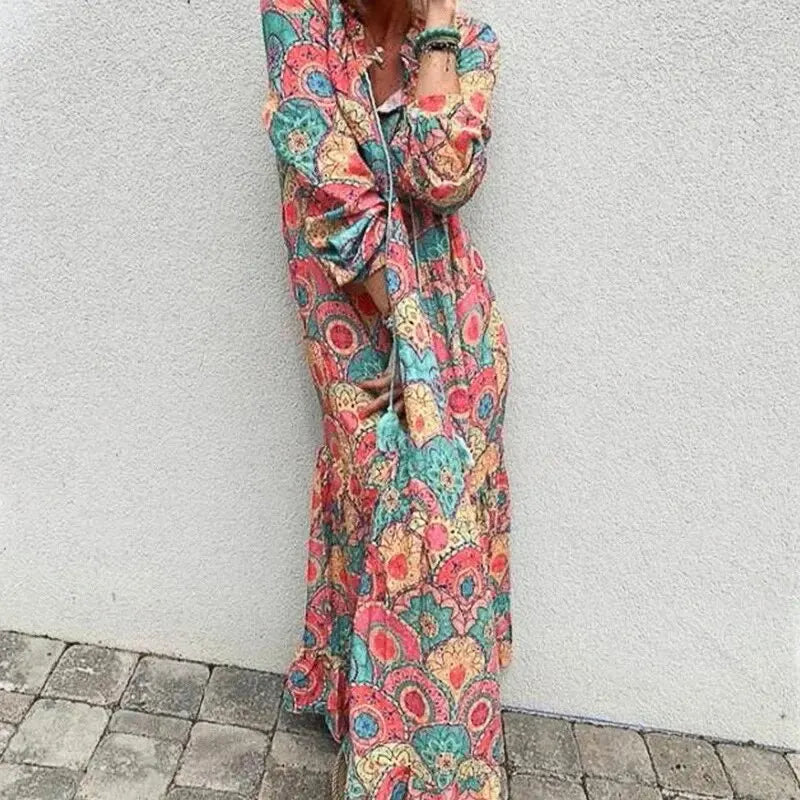 Levoire | Robe Maxi Imprimée À Motif Floral