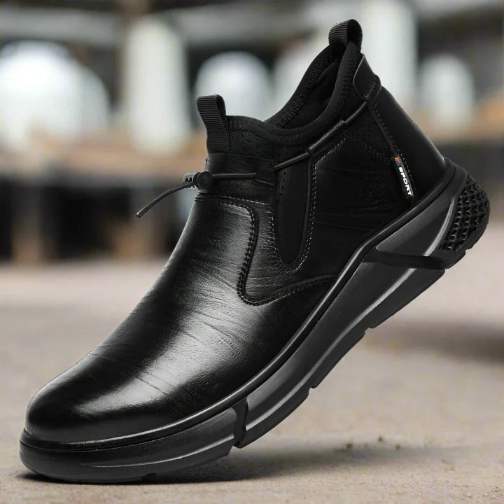 Levoire | Bottes De Sécurité Pour Hommes Imperméables Avec Embout En Acier Et Ajustement Large Noir