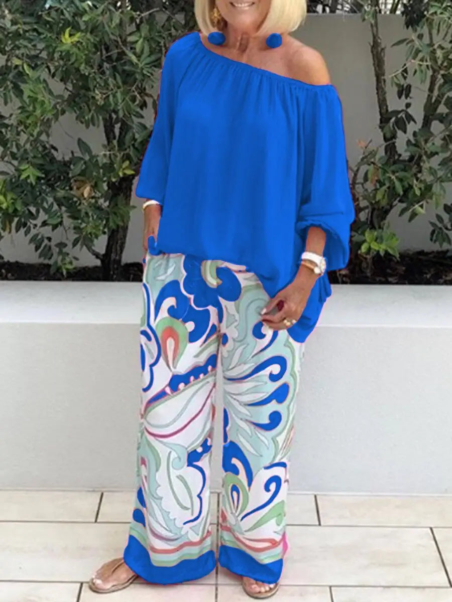Levoire | Pantalon Coupe Locker Avec Jambe Large Bleu foncé