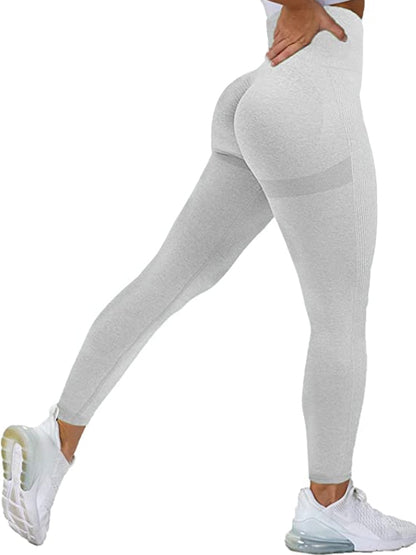 Levoire | Leggings de sport avec Flexibilité Exceptionnelle et Tissu Respirant pour Femmes Actives Gris clair