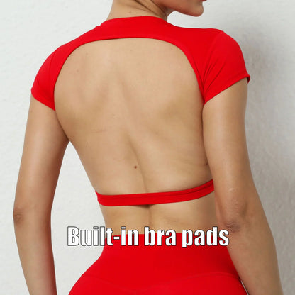 Levoire | Tops De Sport Respirants Coussin de poitrine rouge