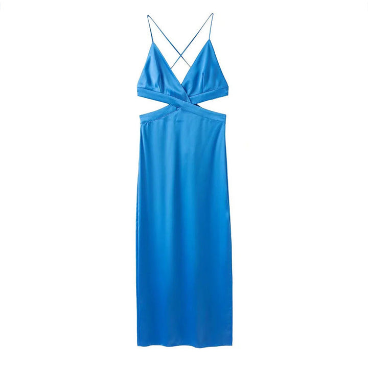 Levoire | Satin Mat Sans Manche Robes