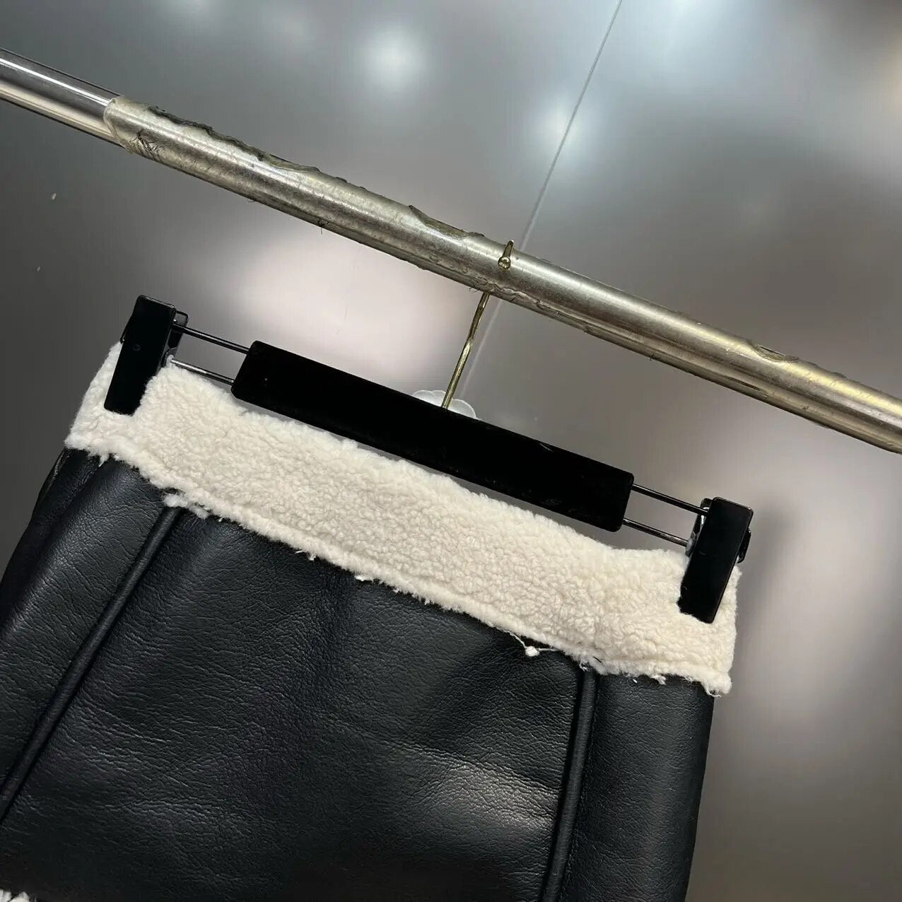 Levoire | Jupe Courte En Faux Cuir