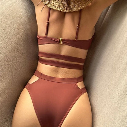 Levoire | Maillot De Bain Avec Bretelles Décoratives