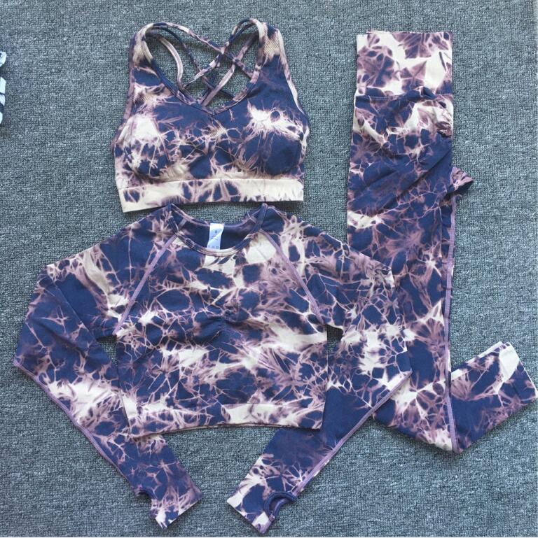 Levoire | Ensemble De Vêtements De Sport Pack De 3 Pour Une Utilisation Active Lila