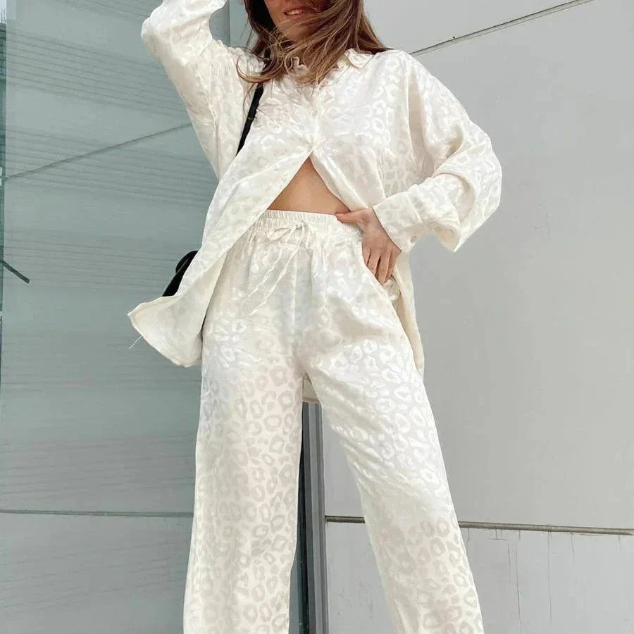 Levoire | Ensemble De Vêtements À La Maison Deux Pièces Blanc