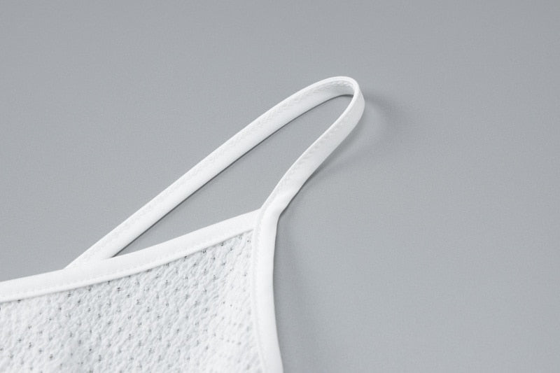 Levoire | Ensemble Spaghetti Creux Et Jupe Courte