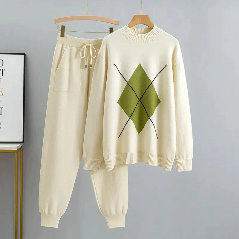 Levoire | Combinaison d'entraînement Beige-Vert Une taille