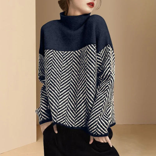 Levoire | Avec Col Montant Et Motif De Zigzag