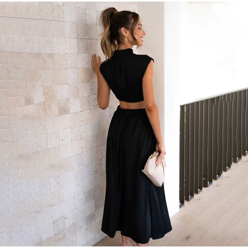 Levoire | Robe Courte Taille Haute Décolletée