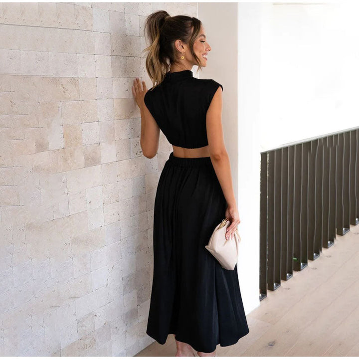 Levoire | Robe Courte Taille Haute Décolletée