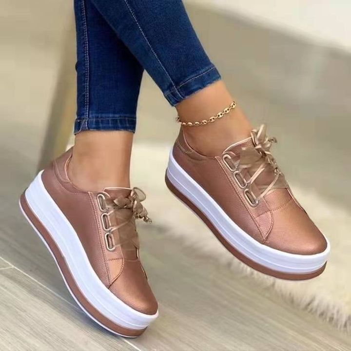 Levoire | Baskets Confortables Tendance À Semelle Épaisse Pour Femmes Braun