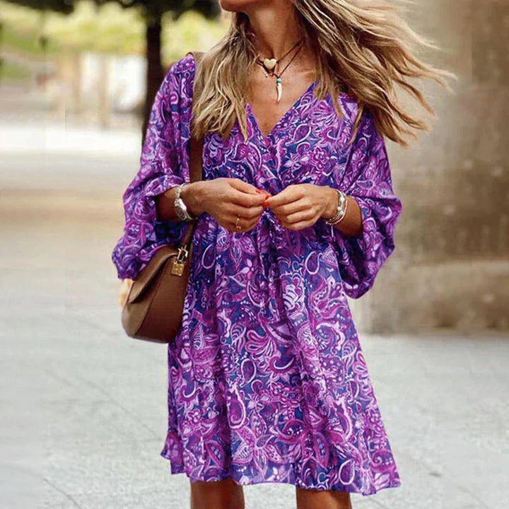 Levoire | Robe d'Été Bohème Violet
