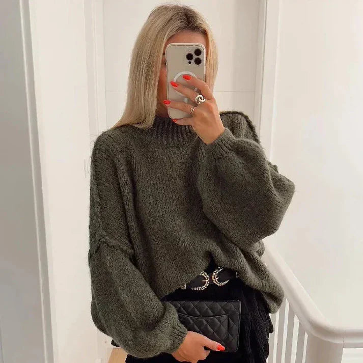 Levoire | Pull Pour Un Look Décontracté Décontracté Pour Femmes Vert