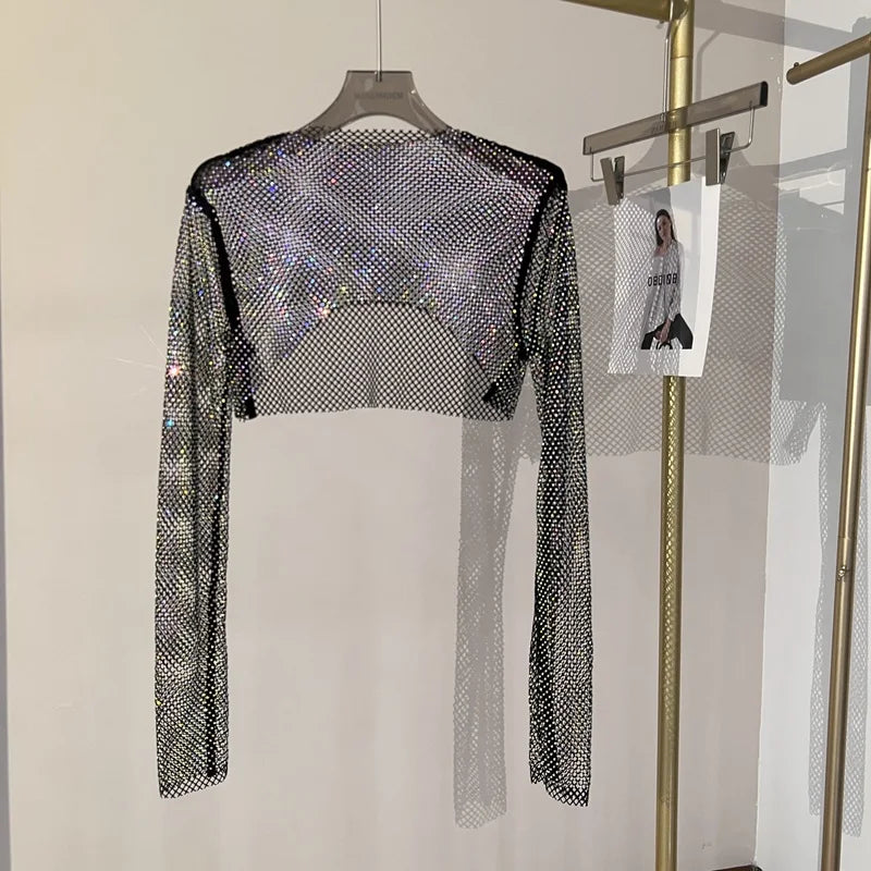 Levoire | Diamond Manches Longues Meshtop Noir Taille unique