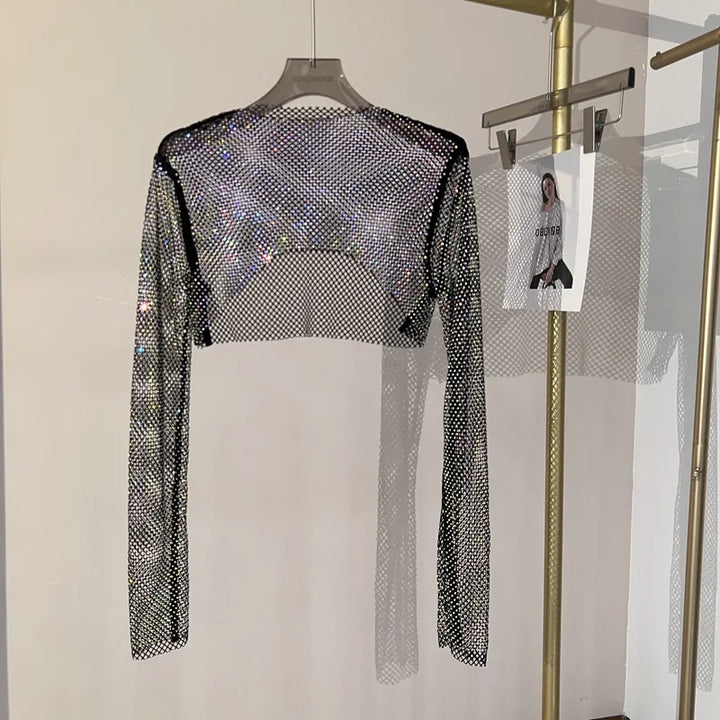Levoire | Diamond Manches Longues Meshtop Noir Taille unique
