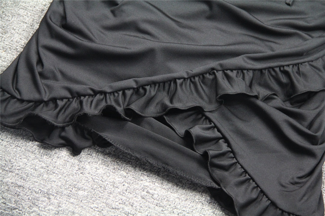 Levoire | Dyp V-Mini Robe Sans Manches Ceinture Ajustable