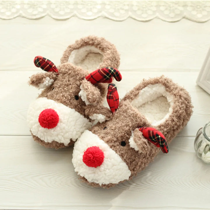 Levoire | Chaussons En Polaire Renne