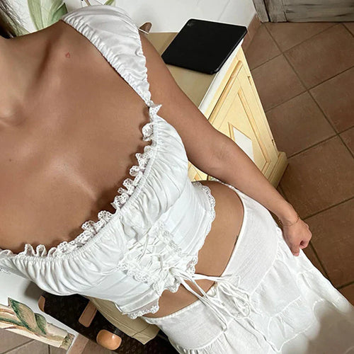 Levoire | Haut Corset Romantique En Dentelle