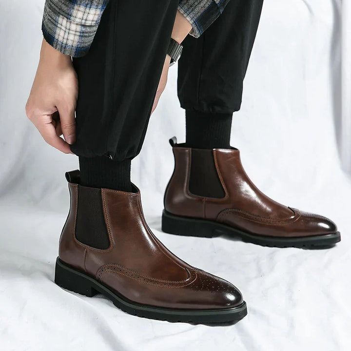 Levoire | Albertinelli Bottes Chelsea en Cuir