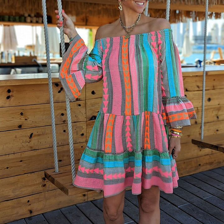 Levoire | Robe D'Été Élégante En Couleur Claire