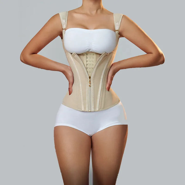Levoire | Corset Avec Fermeture Éclair Beige
