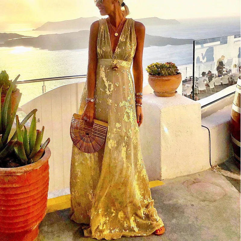 Levoire | Robe D'été Fluide Pour Femme - Maxi
