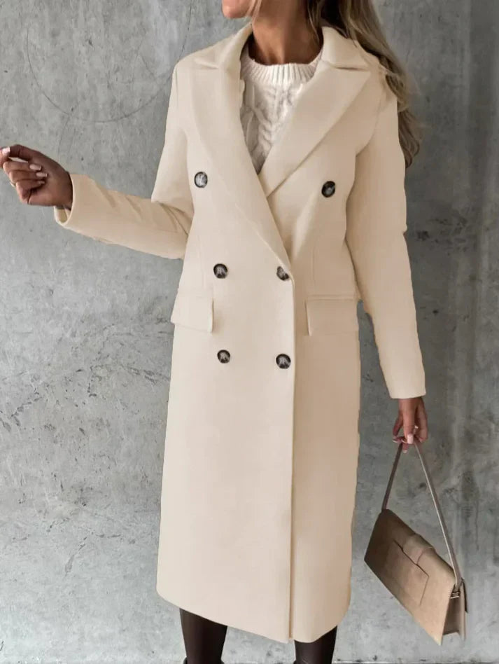Levoire | Manteau Long Plus Élégant Beige