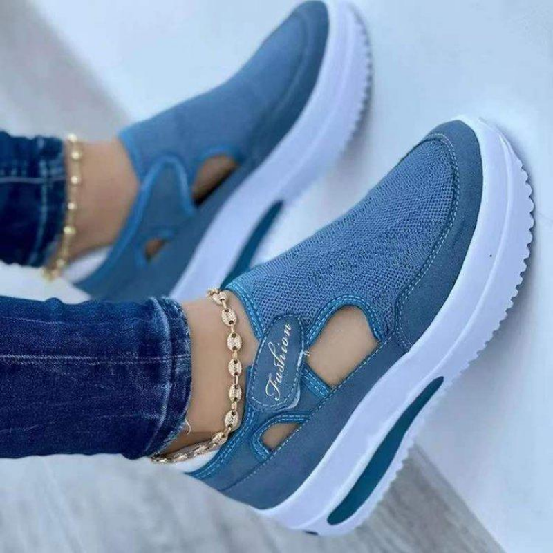 Levoire | Chaussure De Sport Féminine Respirante Bleu