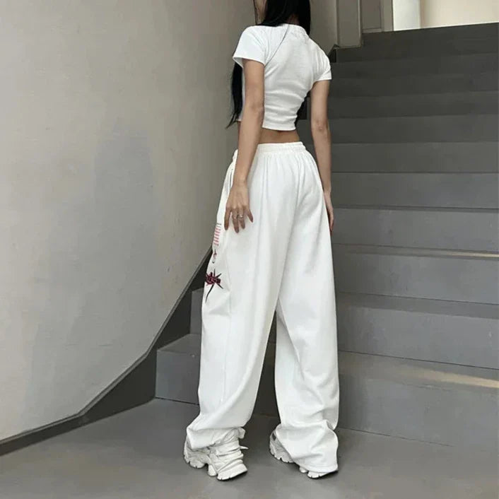 Levoire | Pantalons De Survêtement Amples Avec Écritures