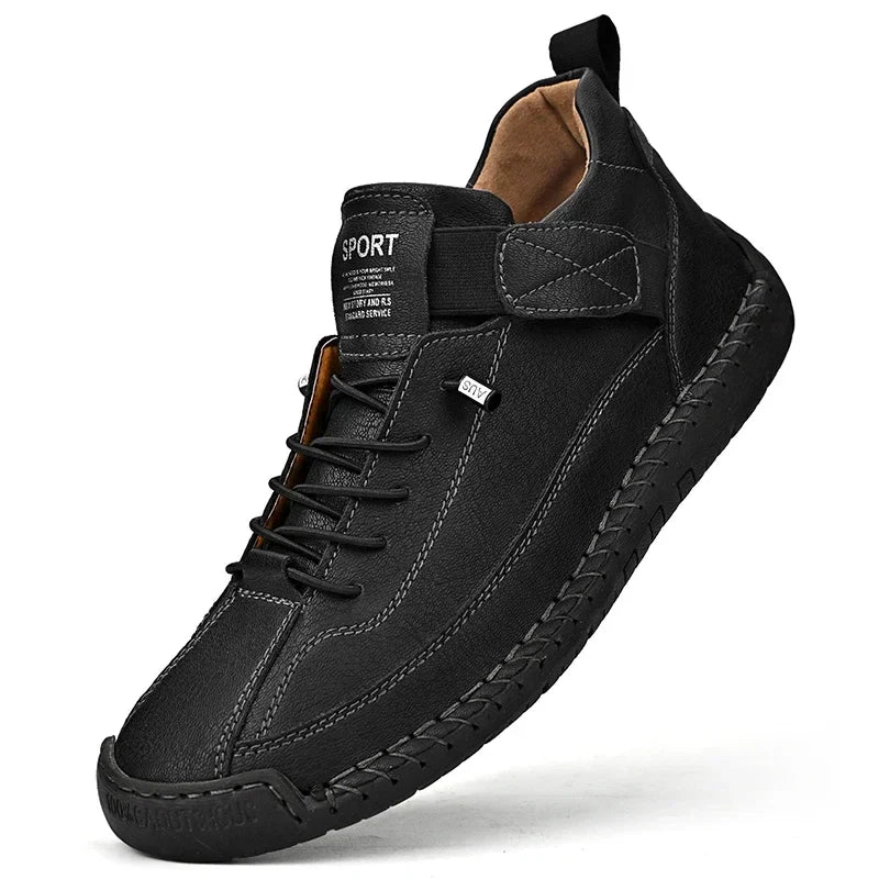 Levoire | Pantoufles De Grenouille Durables Chaussures De Cheville Faites À La Main Noir