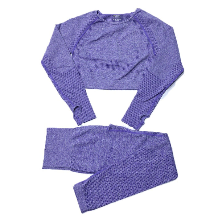 Levoire | Ensemble De Vêtements De Sport À Manches Longues Lila