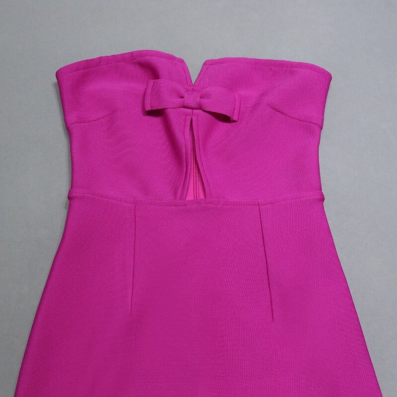 Levoire | Bodycon Dress With Off-The-Shoulder Design To Ankle