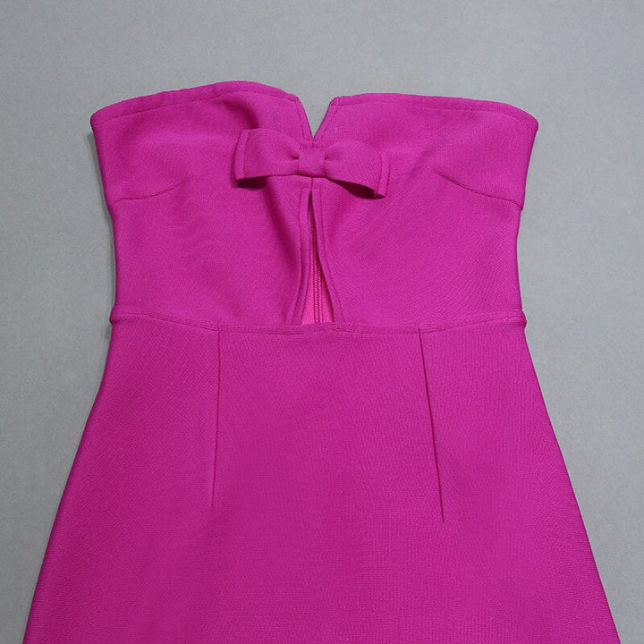 Levoire | Bodycon Dress With Off-The-Shoulder Design To Ankle