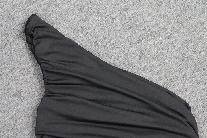 Levoire | Une Épaule Sans Bretelles Dos Ouvert Midi Robes