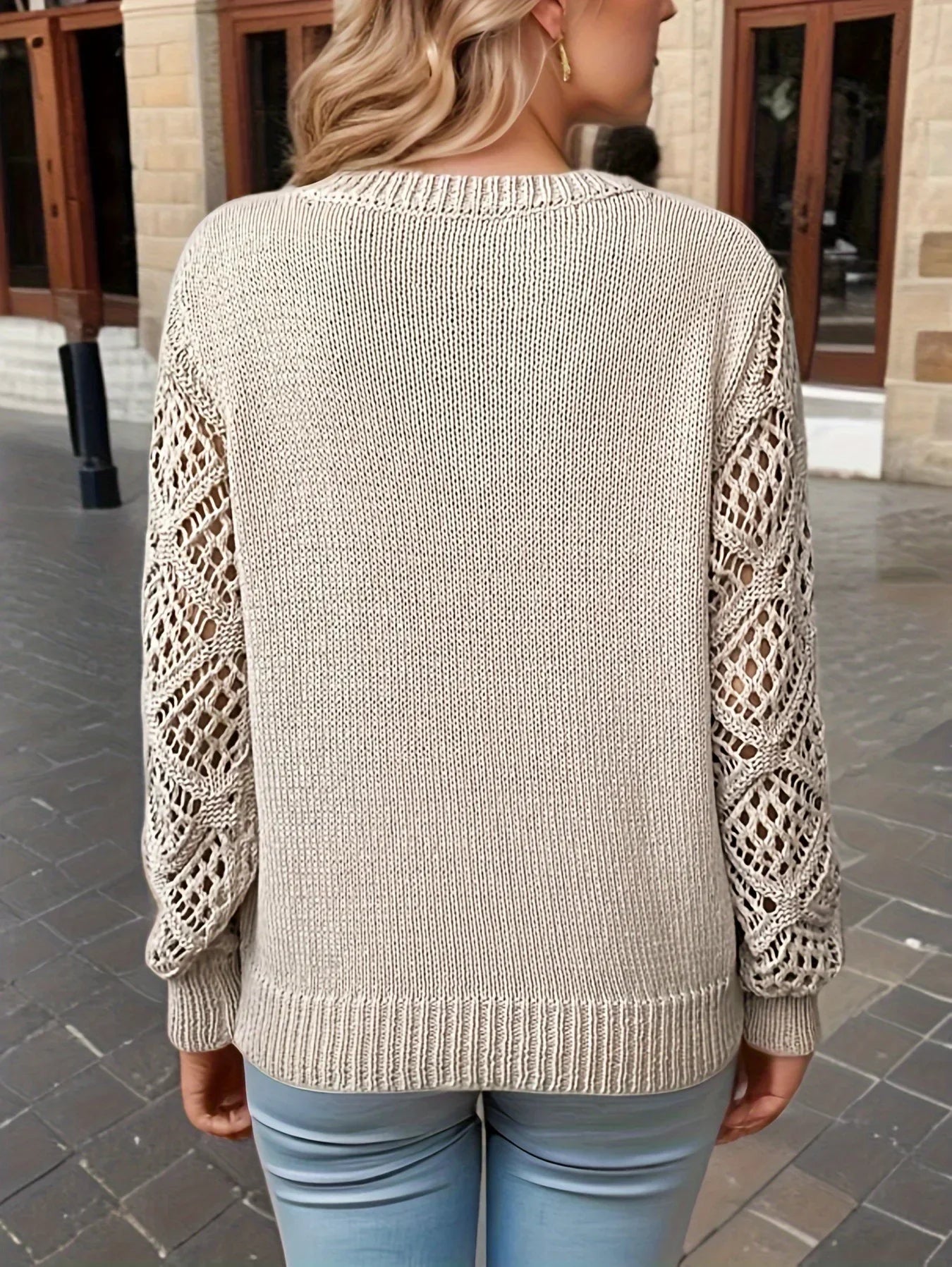 Levoire | Pull En Tricot Uni À Col En V