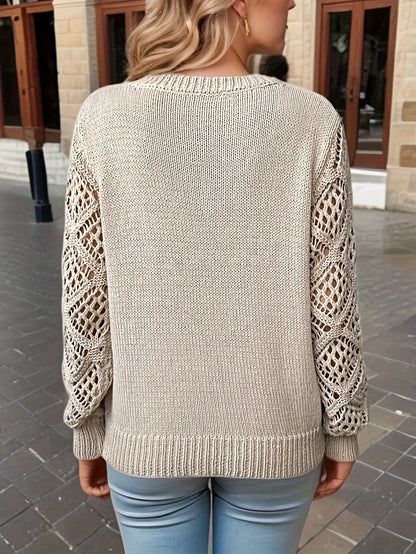 Levoire | Pull En Tricot Uni À Col En V