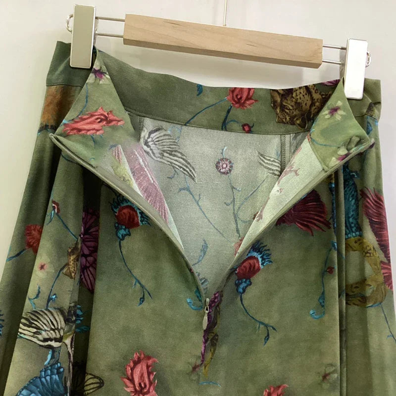 Levoire | Jupe Maxi Élégante À Motifs Floraux