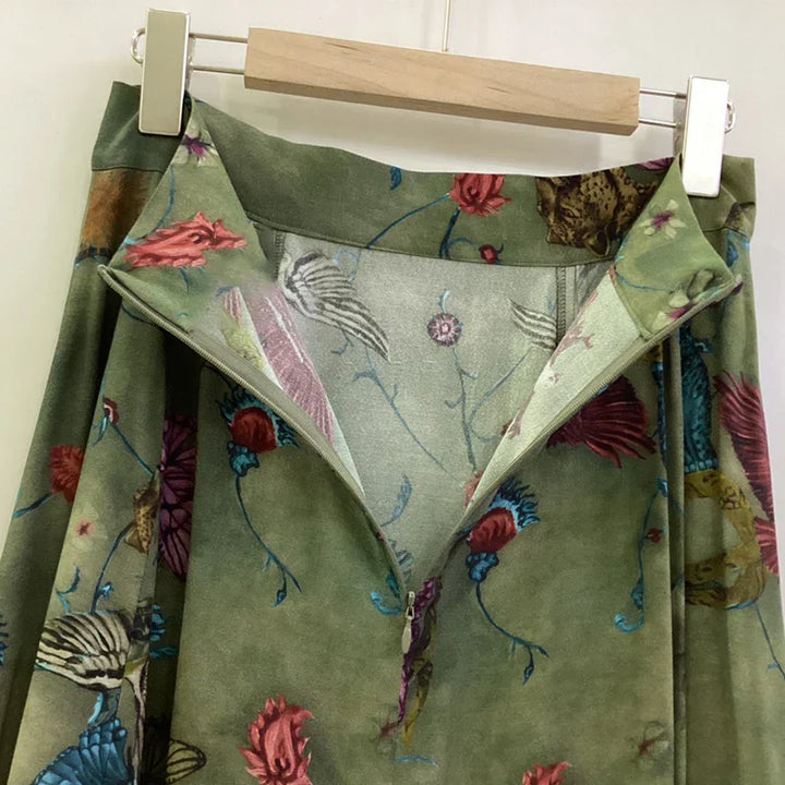 Levoire | Jupe Maxi Élégante À Motifs Floraux